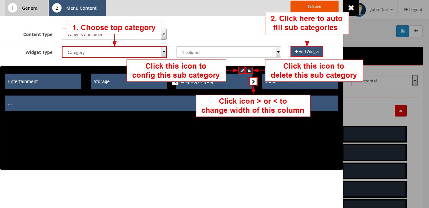 Category type