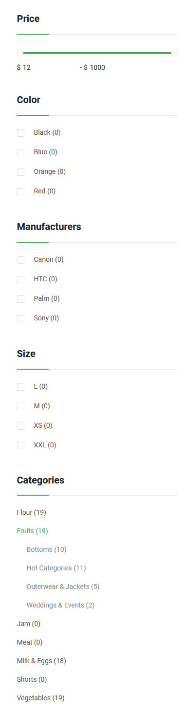 layered navigation